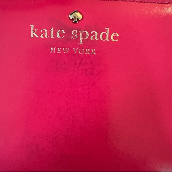 Hot Pink Kate Spade Cedar Street Slim Leather Bifold Wallet - Picture 16 of 16